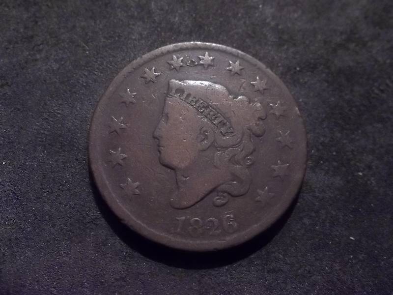 1826 Coronet Large Cent