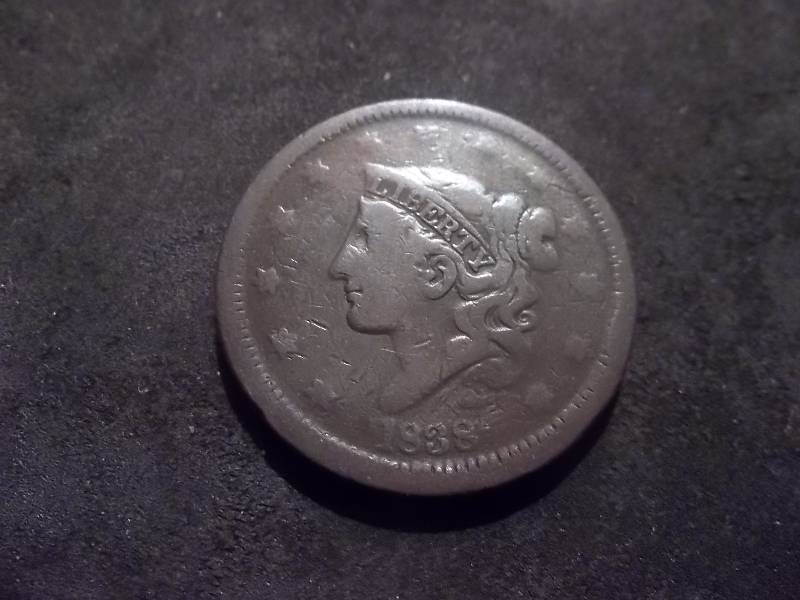 1838 Matron Head Large Cent