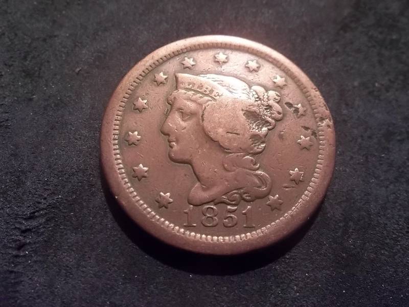 1851 Large Cent