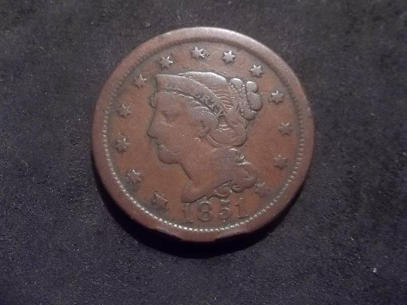 1851 Large Cent