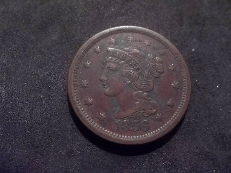 1856 Large Cent Slanted 5