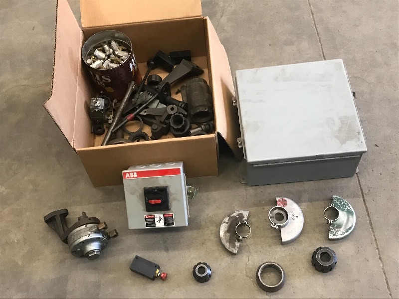 lot 36 image: Lot Of ABB Switch Box, Hubbell Co...