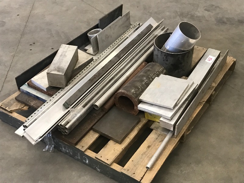 lot 42 image: Pallet Lot Of Assorted Stock Steel ...