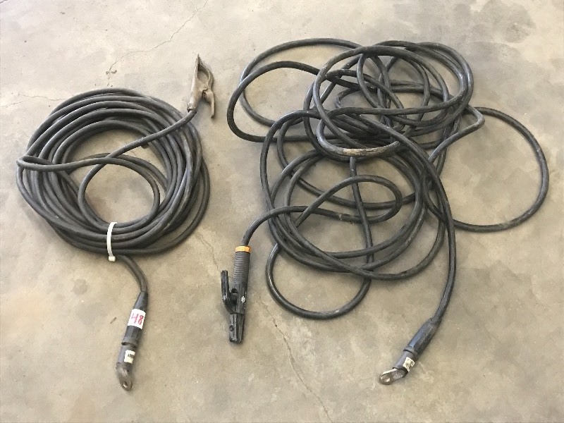 lot 48 image: (2) Commerial Welding Leads