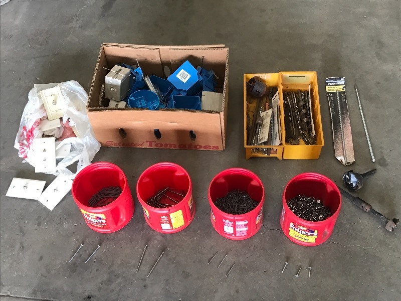 lot 92 image: Lot Of Box Of Assorted Electrical ...