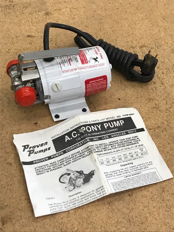 lot 108 image: Pony Pump Model 360 Self-Priming 11...