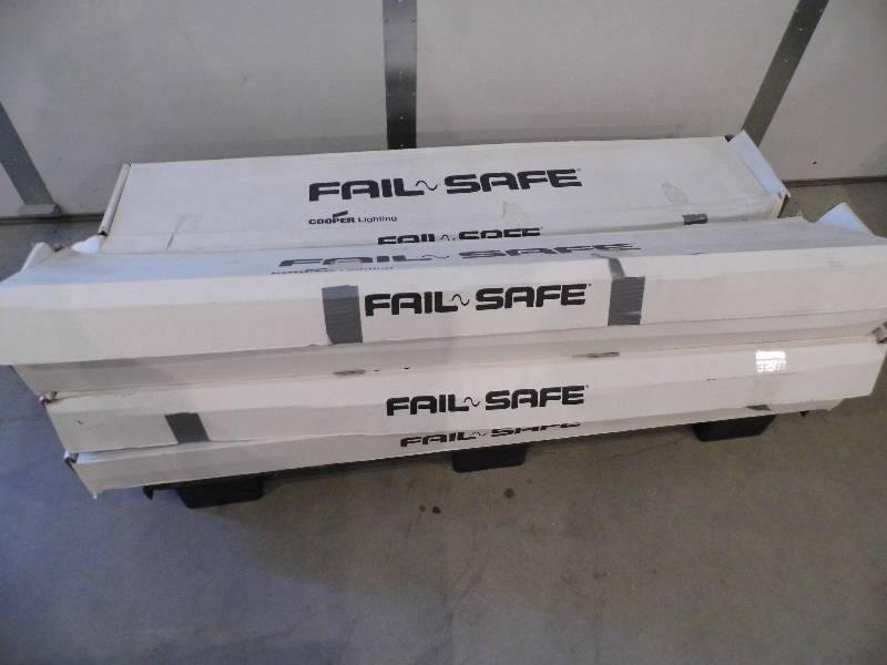 Lot of 5 Fail Safe Light Fixtures
