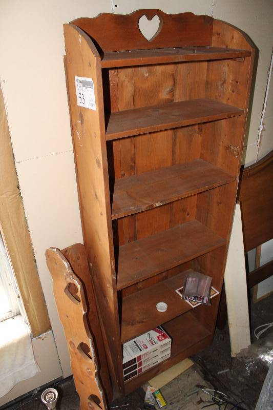 lot 53 image: Shelf Unit, Wall Shelf Display Cases