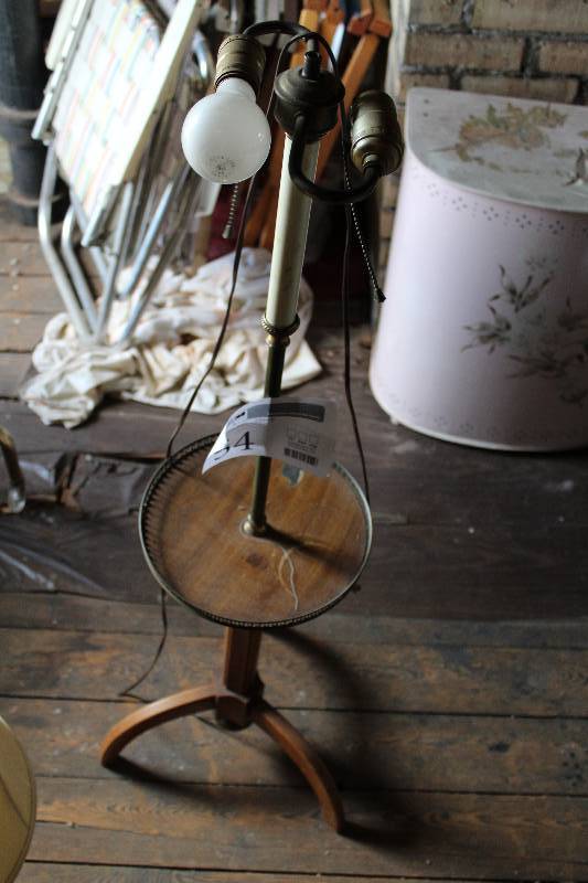 lot 54 image: Floor Lamp Table