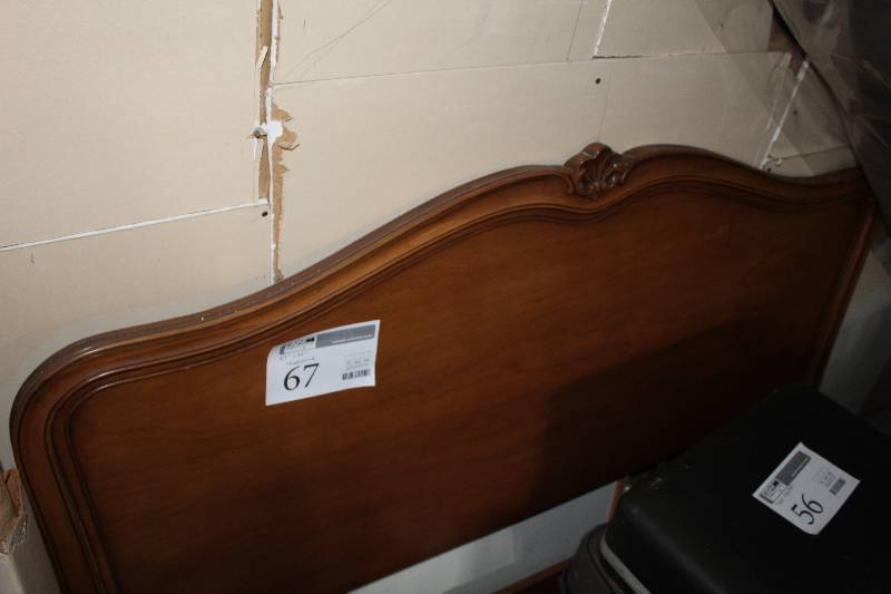 lot 67 image: Wood Headboard