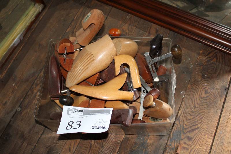 lot 83 image: Wood Shoe Sizers