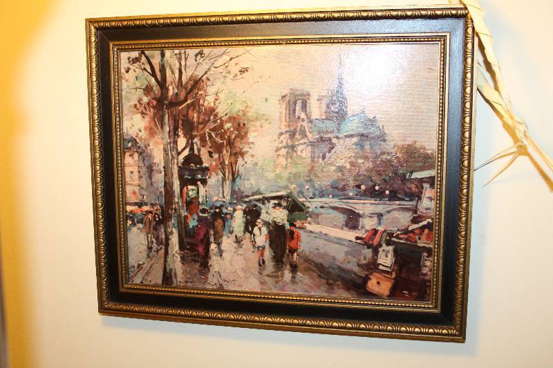 lot 124 image: London Framed Matted Wall Art