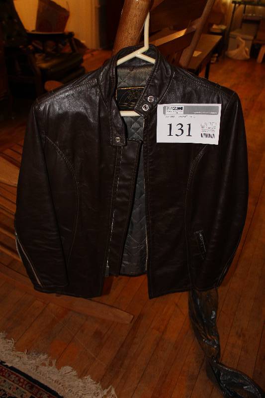 lot 131 image: Leather Jacket