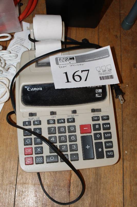 lot 167 image: Canon Adding Machine