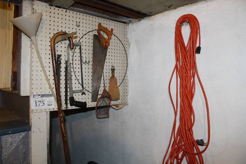 lot 175 image: Saw, Saw Blades, Extension Cord