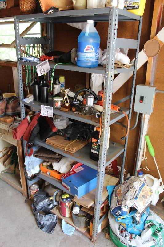lot 234 image: 6-Shelf Adjustable Metal Shelving Unit