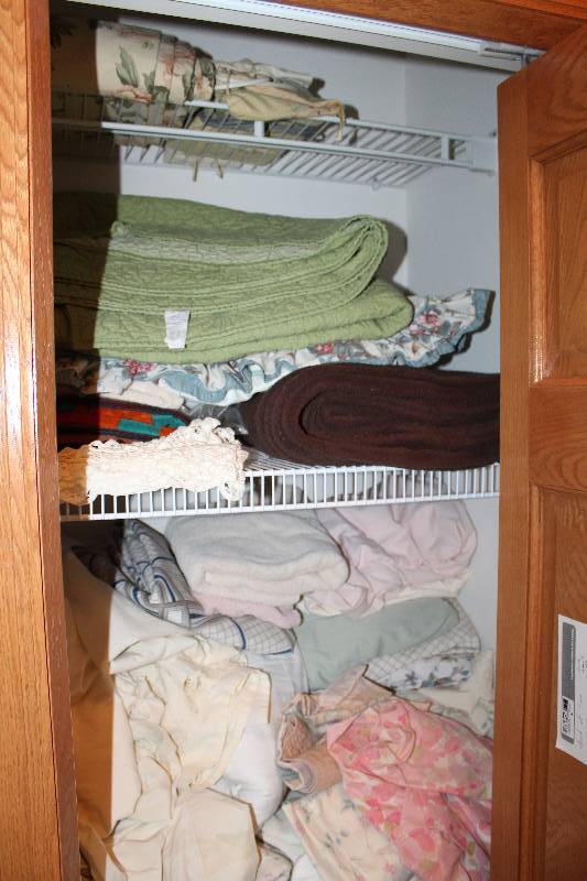lot 55 image: Linens - Sheets, Towels, And More