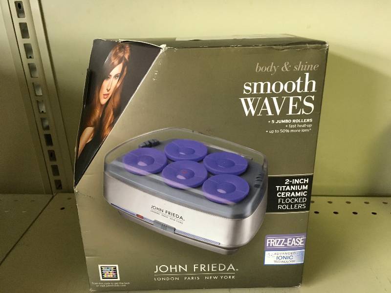 lot 5 image: JOHN FRIEDA 2 TITANIUM CERAMIC FLOCKED ROLLERS