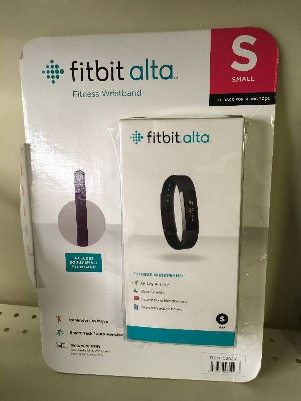 lot 9 image: FITBIT ALTA, SIZE SMALL, RETAIL $99.99