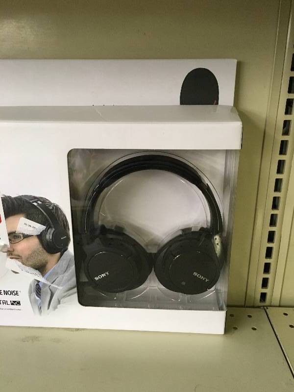 lot 10 image: SONY MDRZX780DC BT NC, WIRELESS HEADPHONES RETAIL $99.99