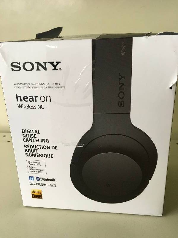lot 13 image: SONY MDR100ABNBDC WIRELESS HEADPHONES, RETAIL $199.99