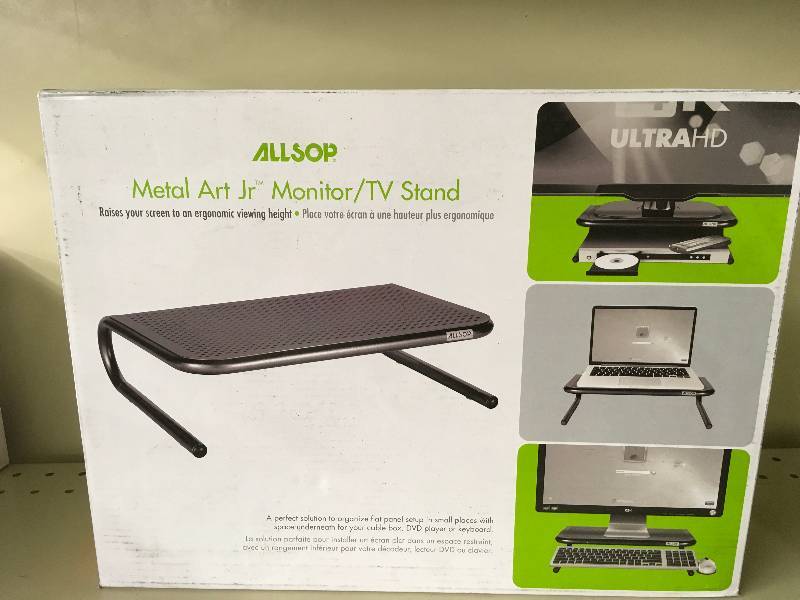 lot 24 image: ALLSOP METAL MONITOR STAND