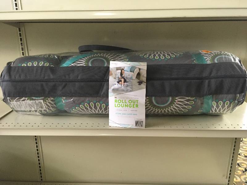 lot 29 image: NOVAFORM ROLL-OUT LOUNGER, RETAIL $59.99