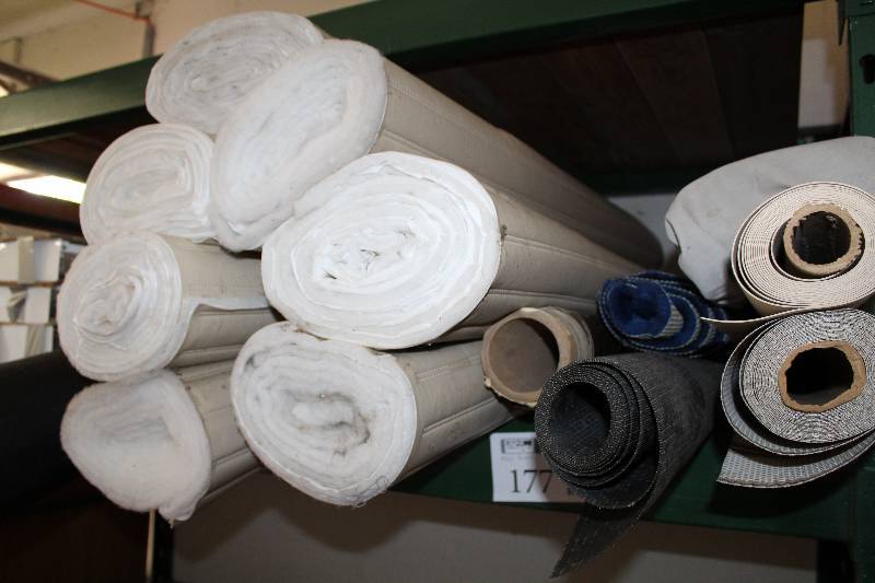 lot 177 image: Misc Fabric Rolls