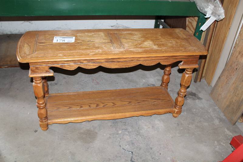 lot 178 image: Wood Entry Table