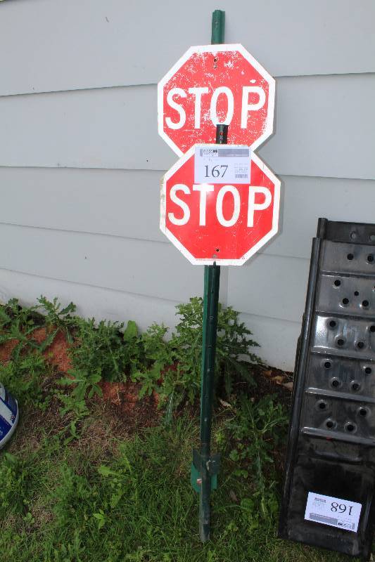 lot 167 image: Lot of (2) STOP Signs