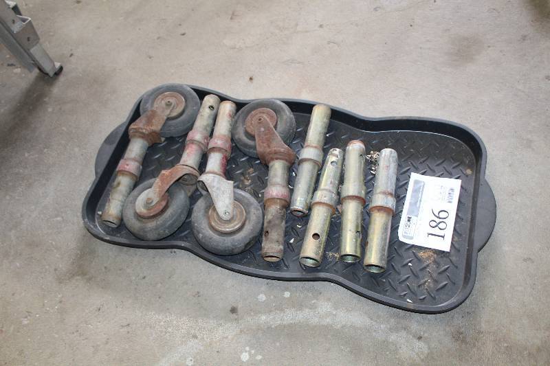 lot 186 image: Scaffolding Caster Wheels