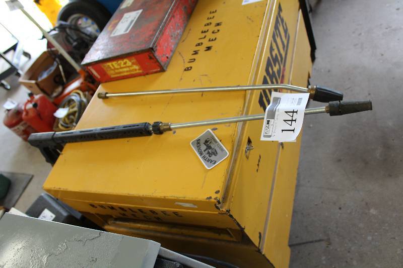 lot 144 image: Lot of (2) Pressure Washer Wand Handles
