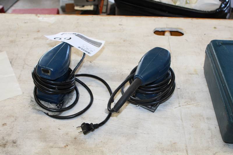 lot 69 image: Lot of (2) Ryobi Finishing Sanders