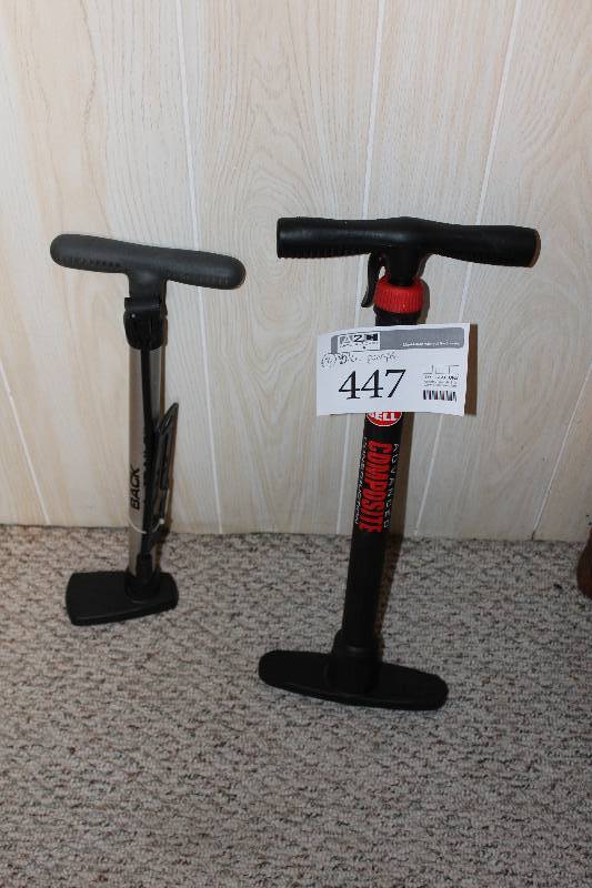 lot 447 image: Lot of (2) Bike Tire Pumps