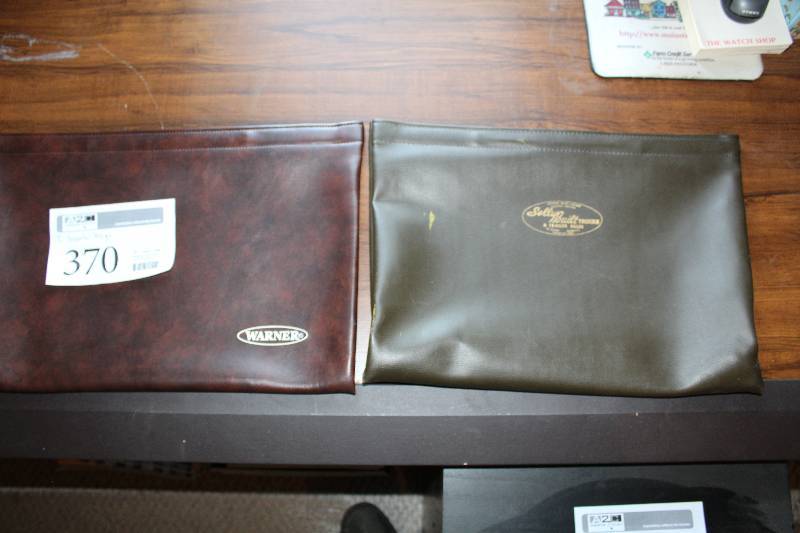 lot 370 image: Lot of (2) Bank Deposit Bags