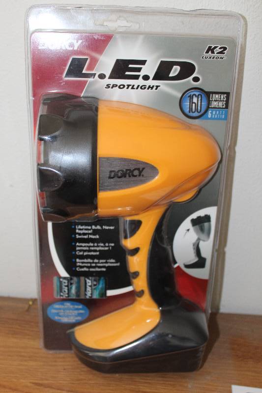 lot 337 image: Dorsey Battery Operated 160 Lumen L.E.D. Spotlight