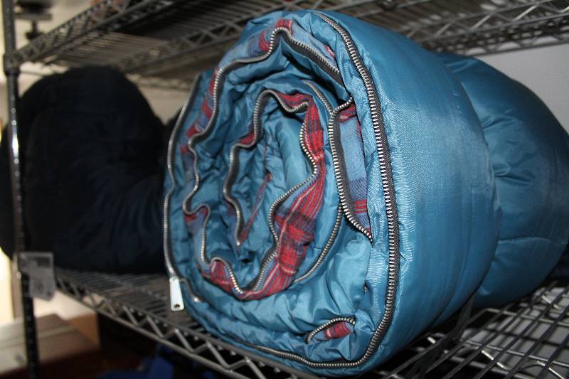 lot 346 image: Lot of (2) Vintage Sleeping Bags