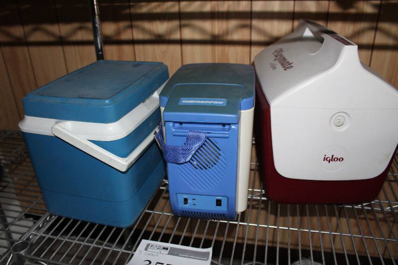 lot 357 image: Lot of (3) Personal Coolers