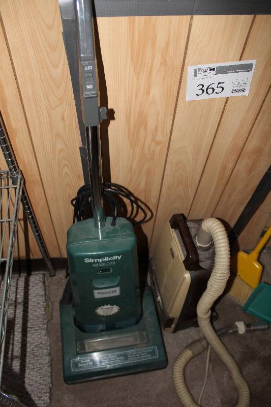 lot 365 image: Lot of (2) Vacuums - Panasonic, Simplicity