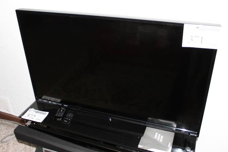 lot 371 image: 42in. Vizio Flat Screen TV, 41in. Soundbar