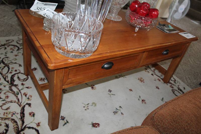 lot 397 image: Wood Coffee Table