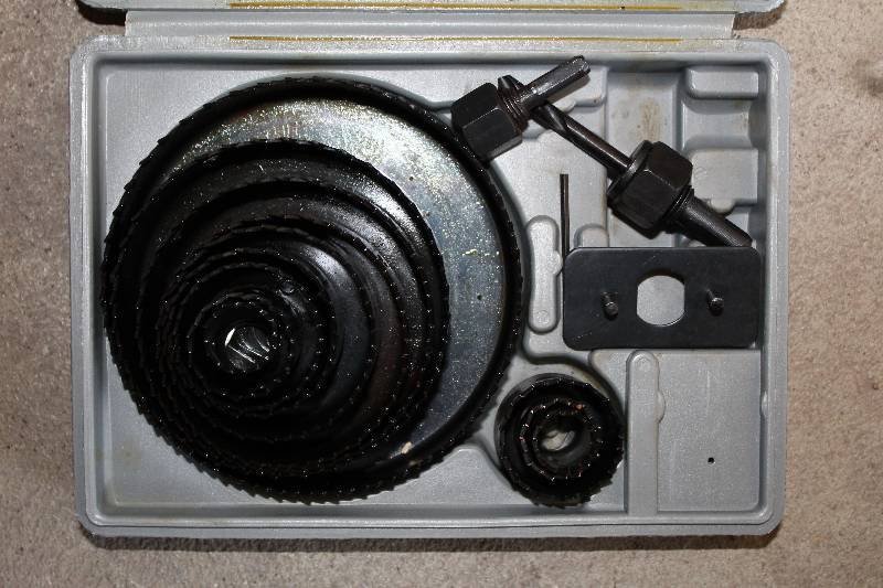 lot 43 image: Hole Saw Set w Case