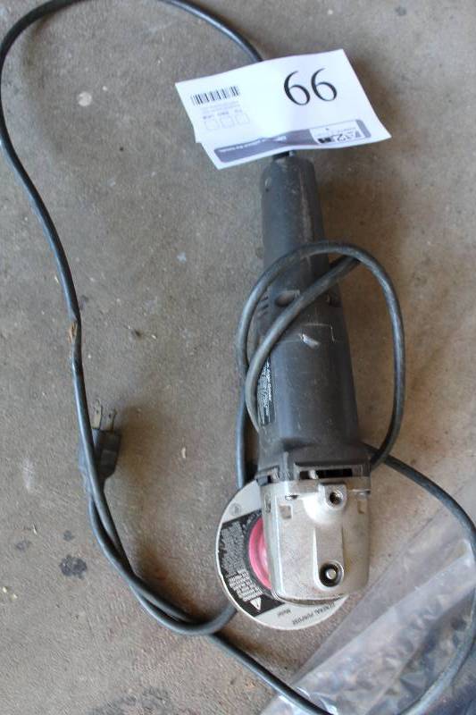 lot 99 image: Sears Craftsman Industrial 4.5in. Angle Grinder