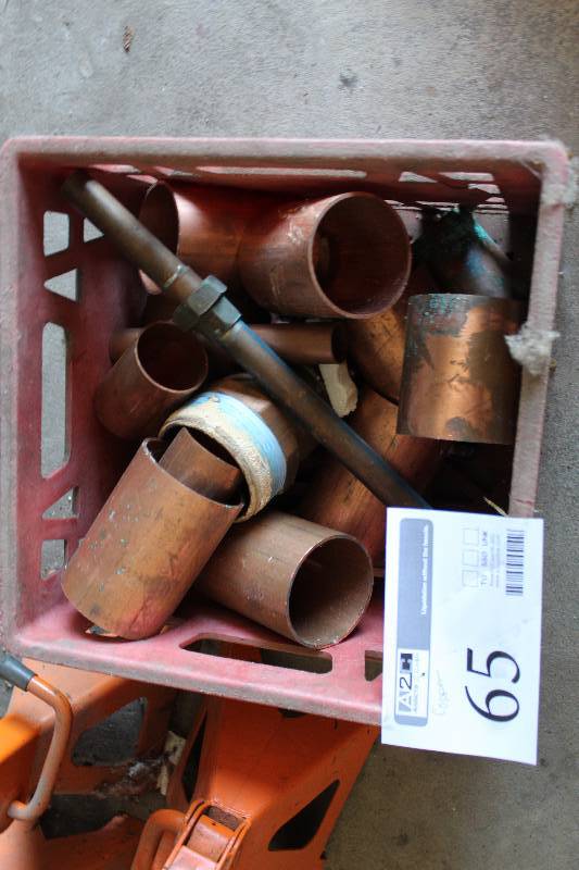 lot 65 image: Copper Fittings, Pipe