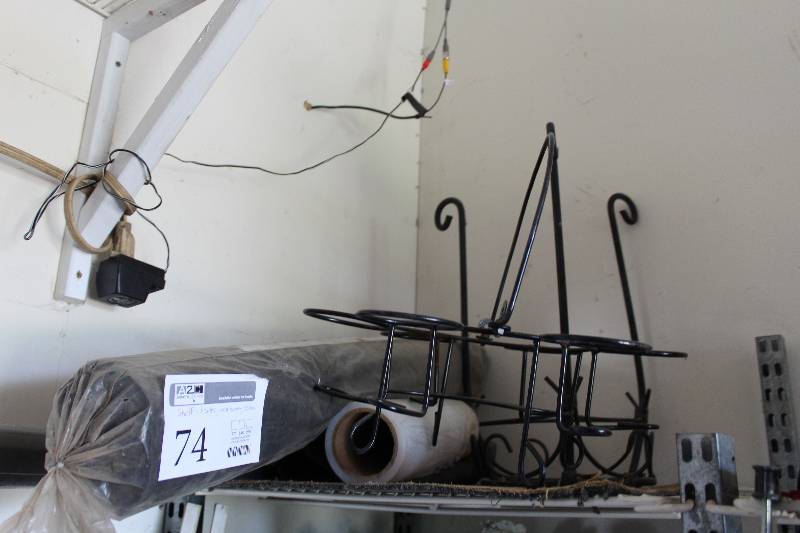 lot 74 image: Wire Plant Planters, Weedblock Weed Barrier, Screen