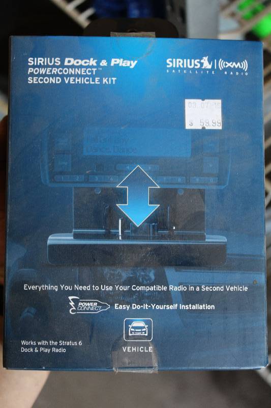 lot 91 image: Sirius XM Satellite Radio Dock & Play Powerconnect Second Vehicle Kit