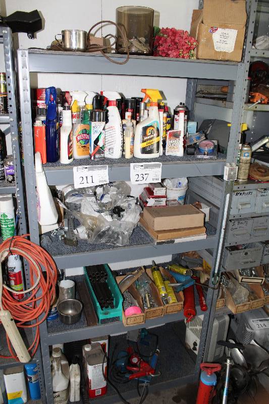lot 211 image: Hardware, Grease Gun, Car Chemicals