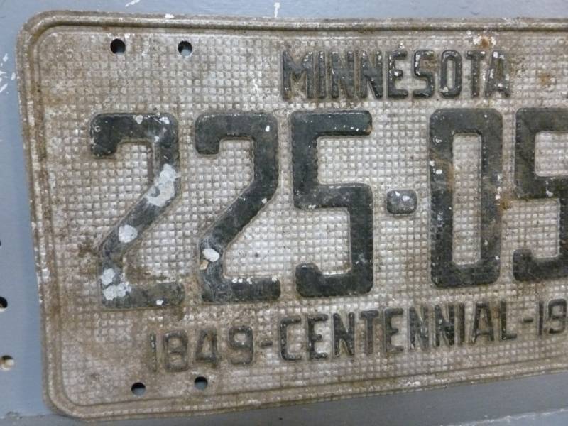 Vintage License Plate