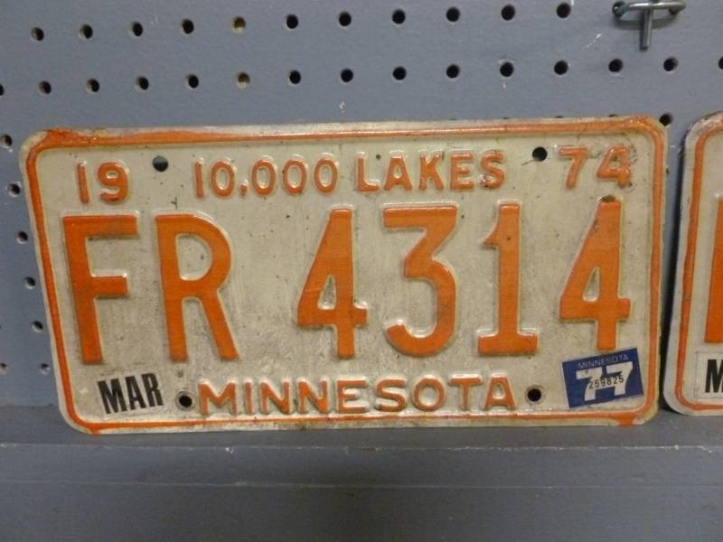 Vintage License Plates