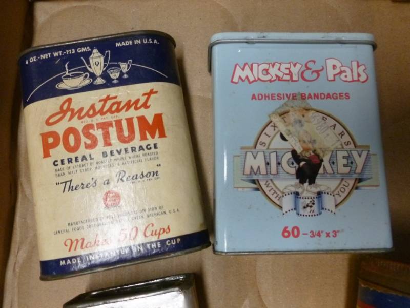 Vintage Metal Container